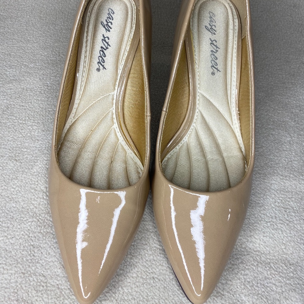 women's easy street tan heel